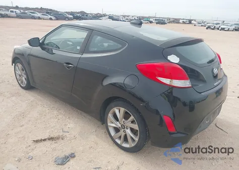 2017 Hyundai Veloster z USA, uszkodzony, nr VIN KMHTC6AD7HU306539